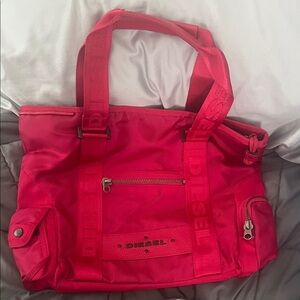 Diesel Bold Red Tote Bag for Women